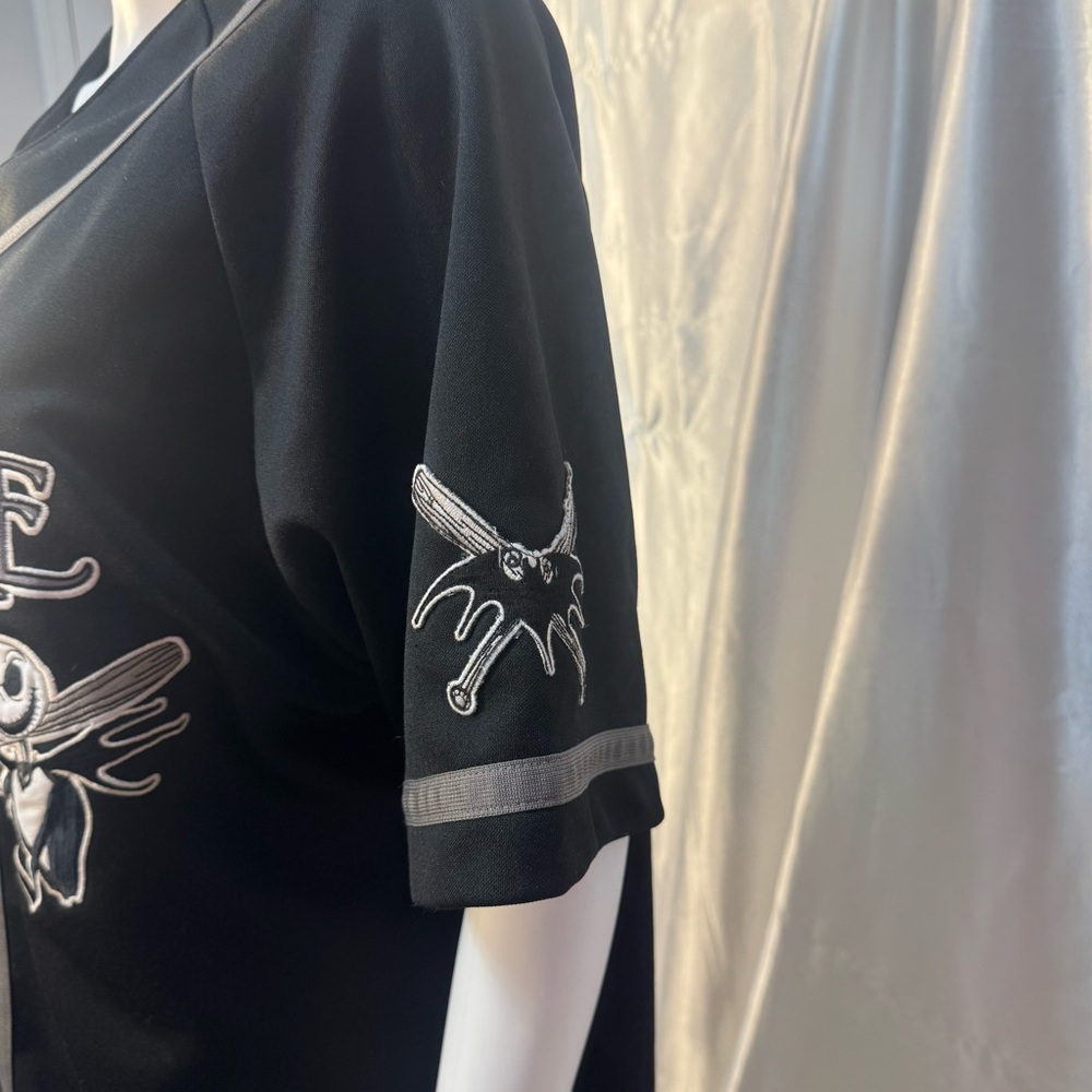 Disneyland Resort Nightmare Before Christmas Jack Skellington Baseball Jersey - Picture 7 of 10